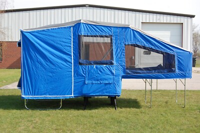 Time Out Trailer DELUXE model tent black camper small vehicles and