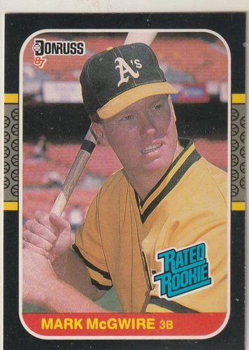1987  DONRUSS     MARK MCGWIRE       #46  NM/MT  INV 9,211