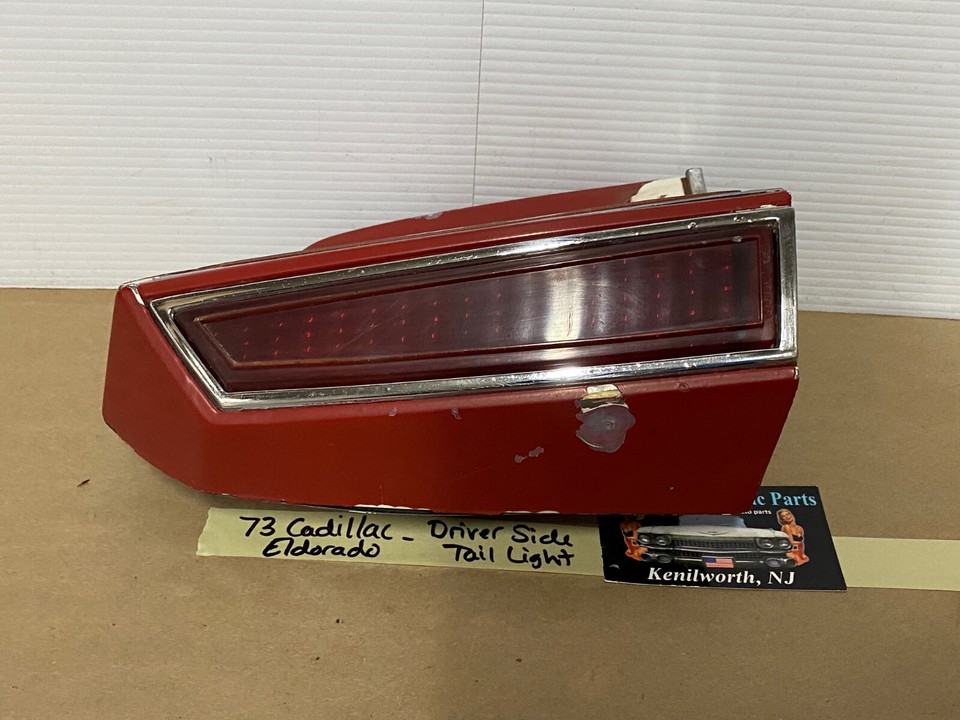 73 Cadillac Eldorado LEFT SIDE TAIL LIGHT LENS BEZEL QUARTER PANEL ...