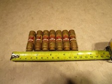 LOT OF 7 BUSSMANN LPN-RK-1/2SP, 1/2A, 250VAC, TIME DELAY FUSES, T0243