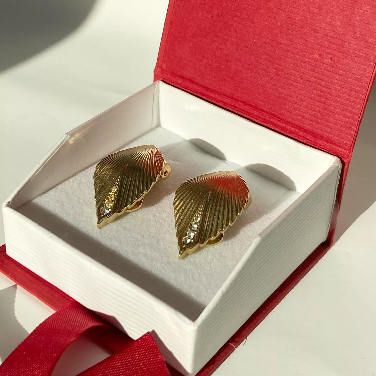 Vintage dior clip on earrings cheap