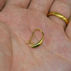 18K Gold Filled Make Jewelry Findings Smooth Pinch Bail Ear Wire Hook Earring