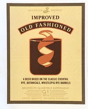 PRINT AD 2016 Brooklyn Brewery Improved Old Fashioned Cocktail Based 4”x5” Ad