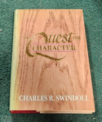 QUEST FOR CHARACTER Charles R. Swindoll Multnomah Press hc/dj