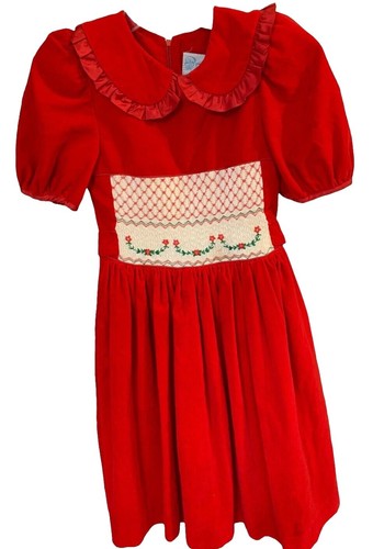 Luli And Me Smocked Christmas Dress 3t | eBay