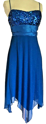 green emerald velvet dress Light Blue Short Tulle Bridesmaids Dress for Fairy Tale Wedding Size 14 / Blue