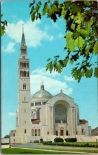 Immaculate Conception Shrine Washington DC Vintage Chrome Postcard Posted A55