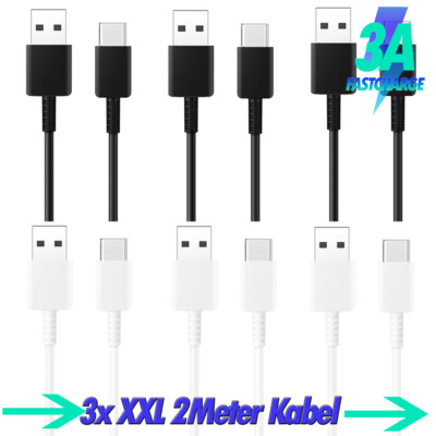 Für Samsung Galaxy Tab S8 S8+ S8 Ultra S7 S7 FE Schnellladekabel Usb Typ C 2M 3A