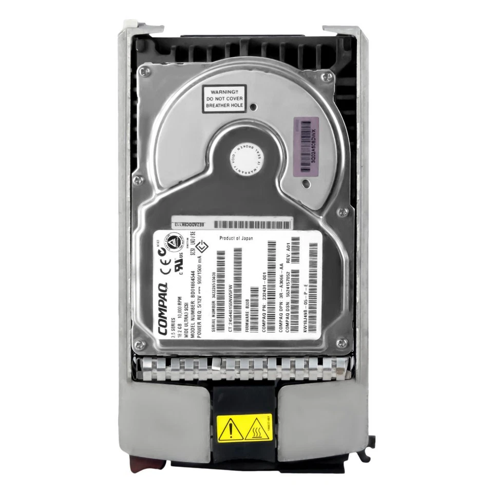 Hard Compaq 232431-001 18GB 10000U/Min 8MB SCSI U160 BD01864544 3.5'' Inch - Image 2 of 3