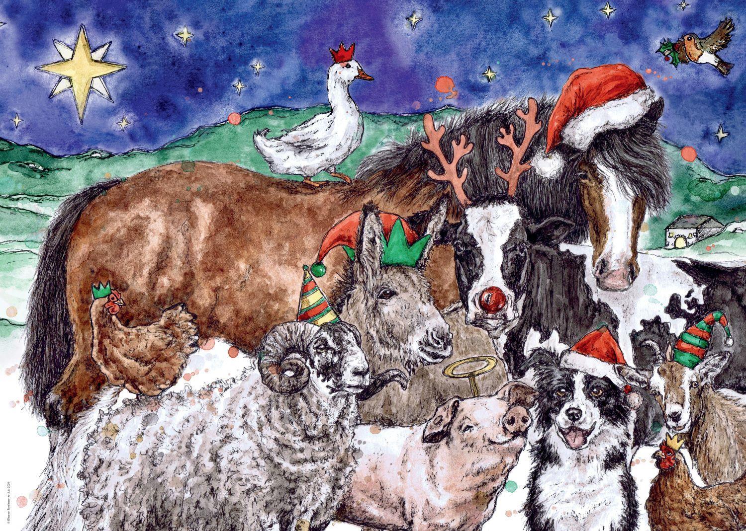 Ravensburger Women's Herd It’s Nearly Christmas 1000 Piece Jigsaw Puzzle - Image 4
