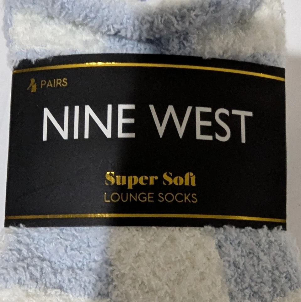 NUEVO Nine West 4 pares de calcetines de salón súper suaves. Crew Silhouette. Talla 9-11 Foto 3 de 3