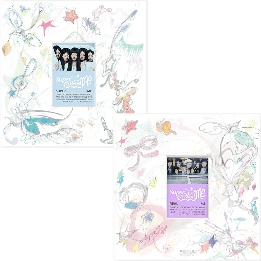 ILLIT SUPER REAL ME 1st Mini Album 2 Ver SET/2CD+2Photo Book+4