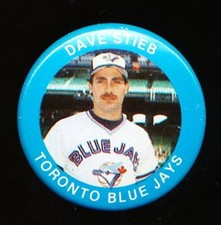 Vintage USA Dave Stieb , Toronto Blue Jays MLB Baseball pin or badge - #75