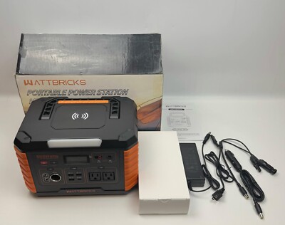 Wattbricks Energy Inc. MP500 Portable Power Station 500W Solar Generator