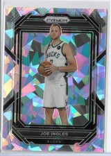 2022-23 Panini Prizm Basketball Joe Ingles Ice Prizm Card #107 Milwaukee Bucks