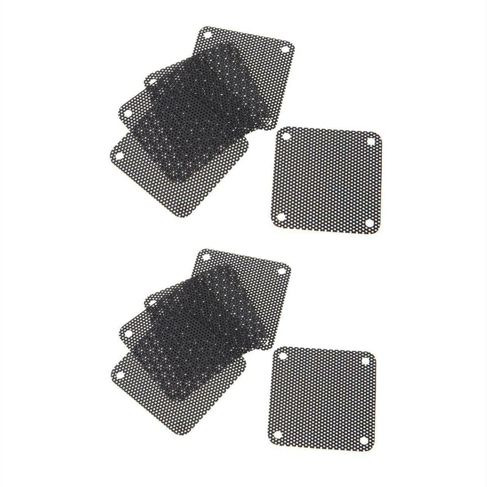 5-20Pack 40x40mm PVC Fan Dust Filter PC Dustproof Cuttable Computer Mesh Cover - Image 2 of 4