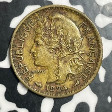 1924 Togo 50 Centimes Lot#T3513 Nice!