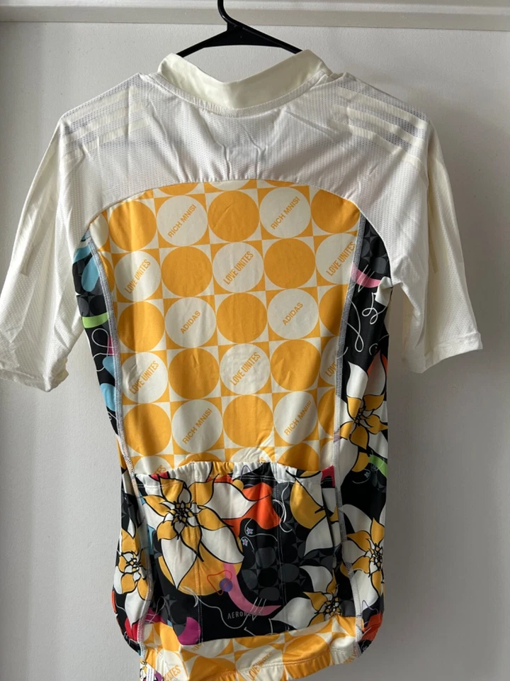 Camiseta deportiva de ciclismo Adidas RICH MNISI JRY Pride talla grande para hombre Foto 2 de 2