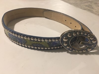 GUESS SNAKE LEATHER BELT Guess | Accessories | Guess Leather Belt Snake Print Womens  main image 4