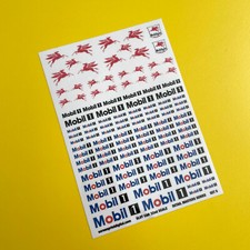 SLOT CAR 1/32nd scale Detail Masters 'Vintage Classic Race Rally' stickers SET 5