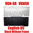New English US Laptop Keyboard For SONY For VAIO VGN-SR VGNSR 148088322 Black
