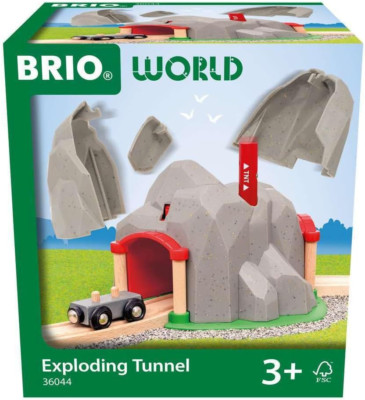 BRIO World 36044 Exploding Tunnel Train Set New Toy Gift
