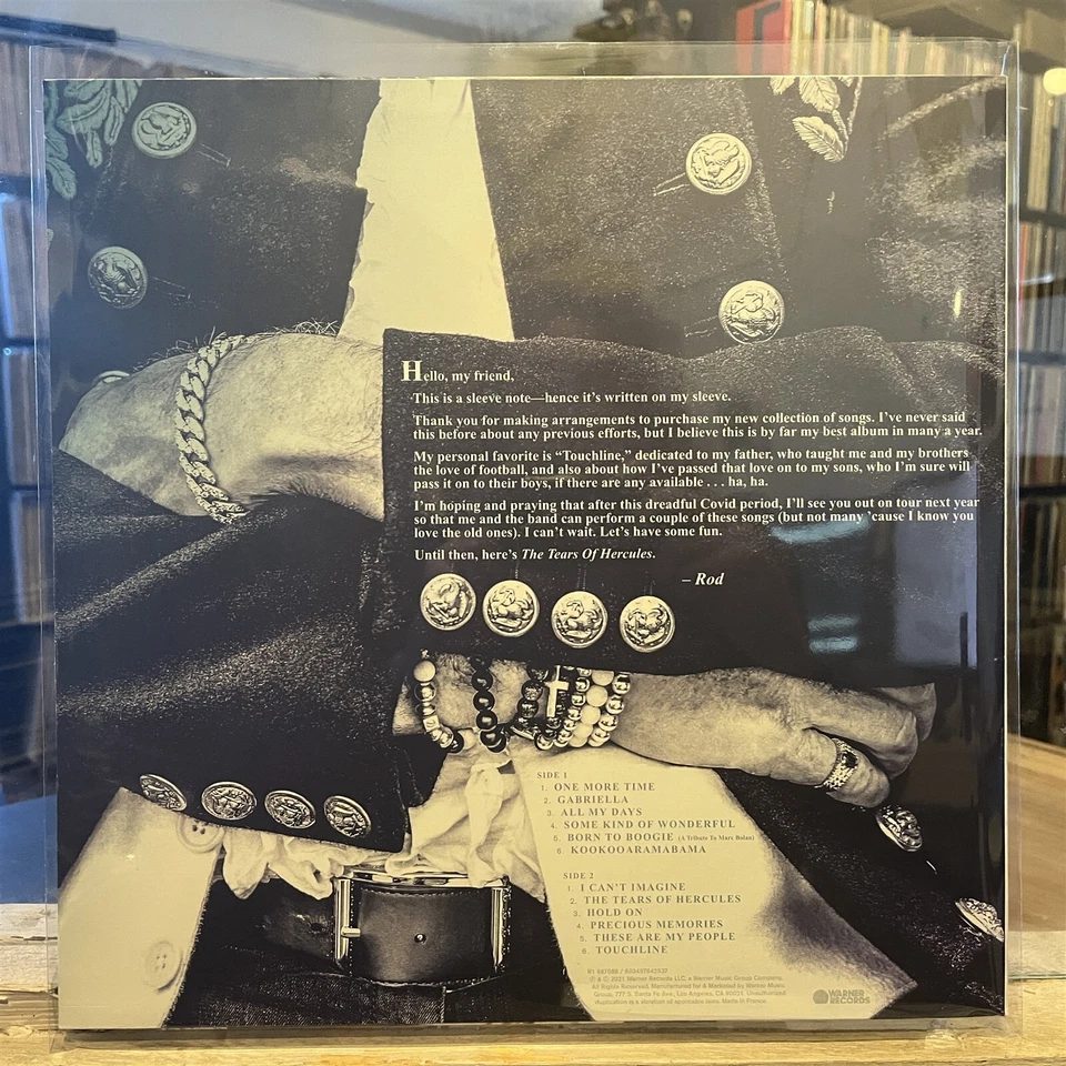[ROCK/POP]~NM LP~ROD STEWART~The Tears Of Hercules~[2021~WARNER]~180 GRAM~UK IMP - Image 2 of 4
