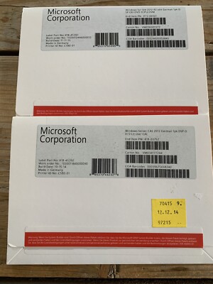Windows Server Standard 2012 R2, DVD DE with 5 User SB Full Version, VAT Invoice