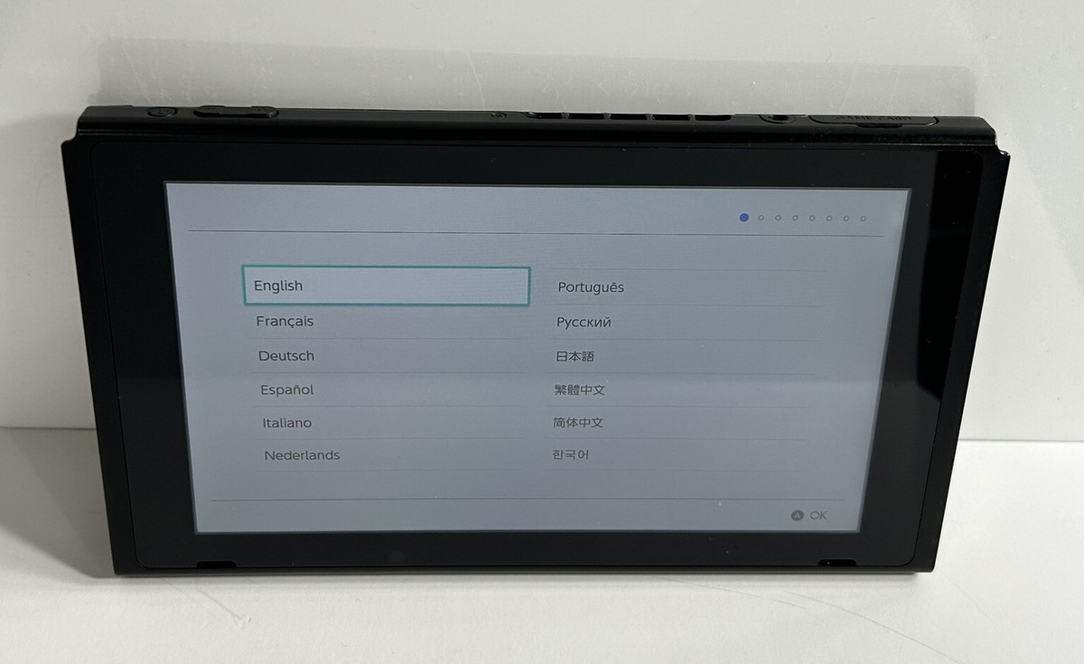 Nintendo Switch HAC-001 System Tablet Only Tested And Reset Very