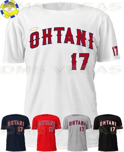 Los Angeles Shohei Ohtani 17 Jersey Tee T Shirt Men Size S-5XL | eBay