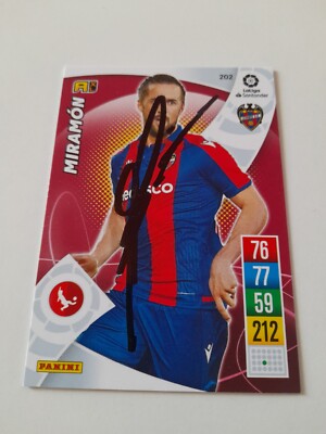 Trading Card signiert Miramon UD Levante NEU