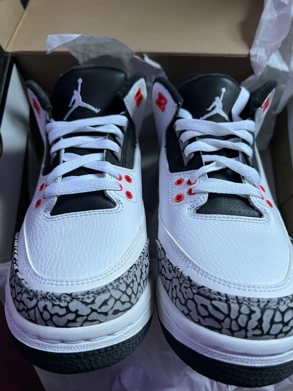 Rare DS Brand NEW AIR JORDAN RETRO 3 INFRARED 23 GS 6y 398614-123 2013 deadstock image 4