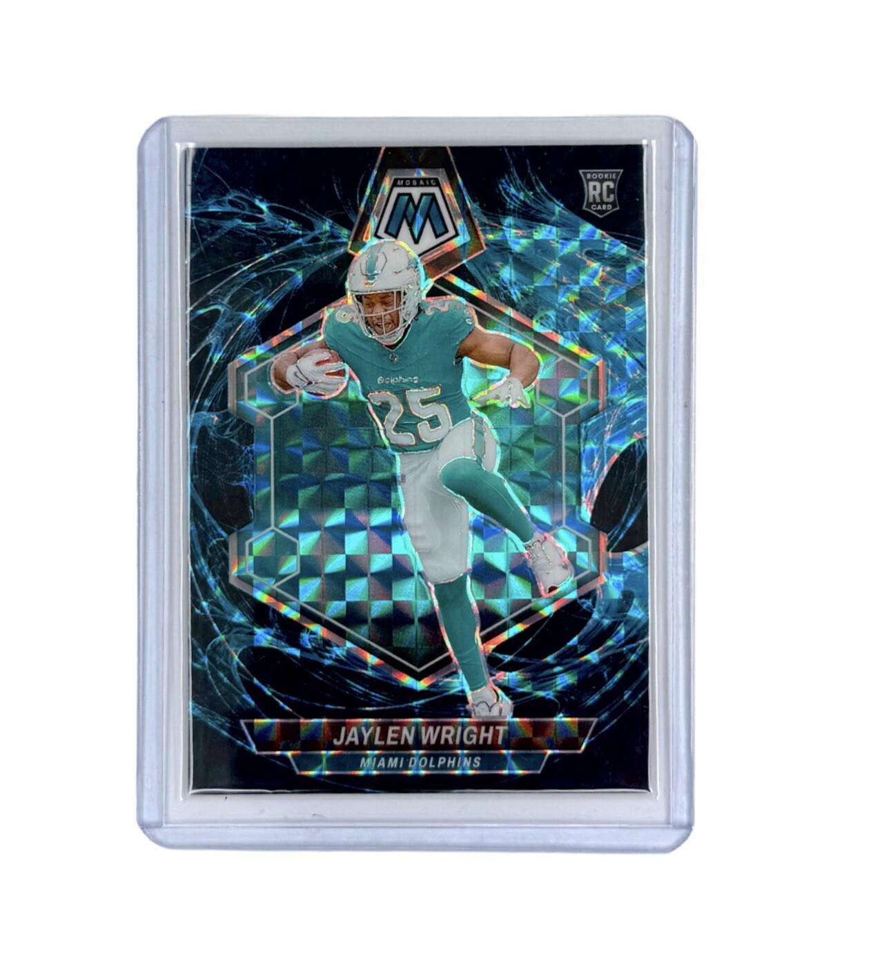 2024 Panini Mosaic - Rookies Genesis Mosaic Prizm #383 Jaylen Wright (RC)