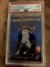 Kawhi Leonard 2022-23 Donruss Elite Power Formulas #16 Blue /99