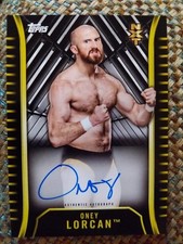 Oney Lorcan Signed 2018 Topps WWE NXT Card  NrMt