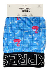 NWT EXPRESS Men's Performance Trunk Underwear Sz S-M-L-XL 4-Way Stretch