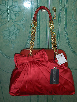 Tasche Original TOSKA BLU Handtasche Rot Chick! NEU mit Etikett UVP 230 EUR