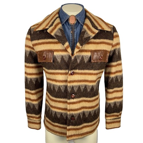 Vintage BOY SCOUTS 1970s BSA Coat Jacket Shirt RED WOOL Mens 38