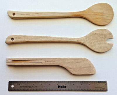Fackelmann All Natural Wooden Kitchen Utensil Set - 3pcs