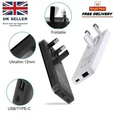 30W or 20W Slim USB C Fast Charger Plug For iPhone 16 15 14 13 Pro Max Dual USB