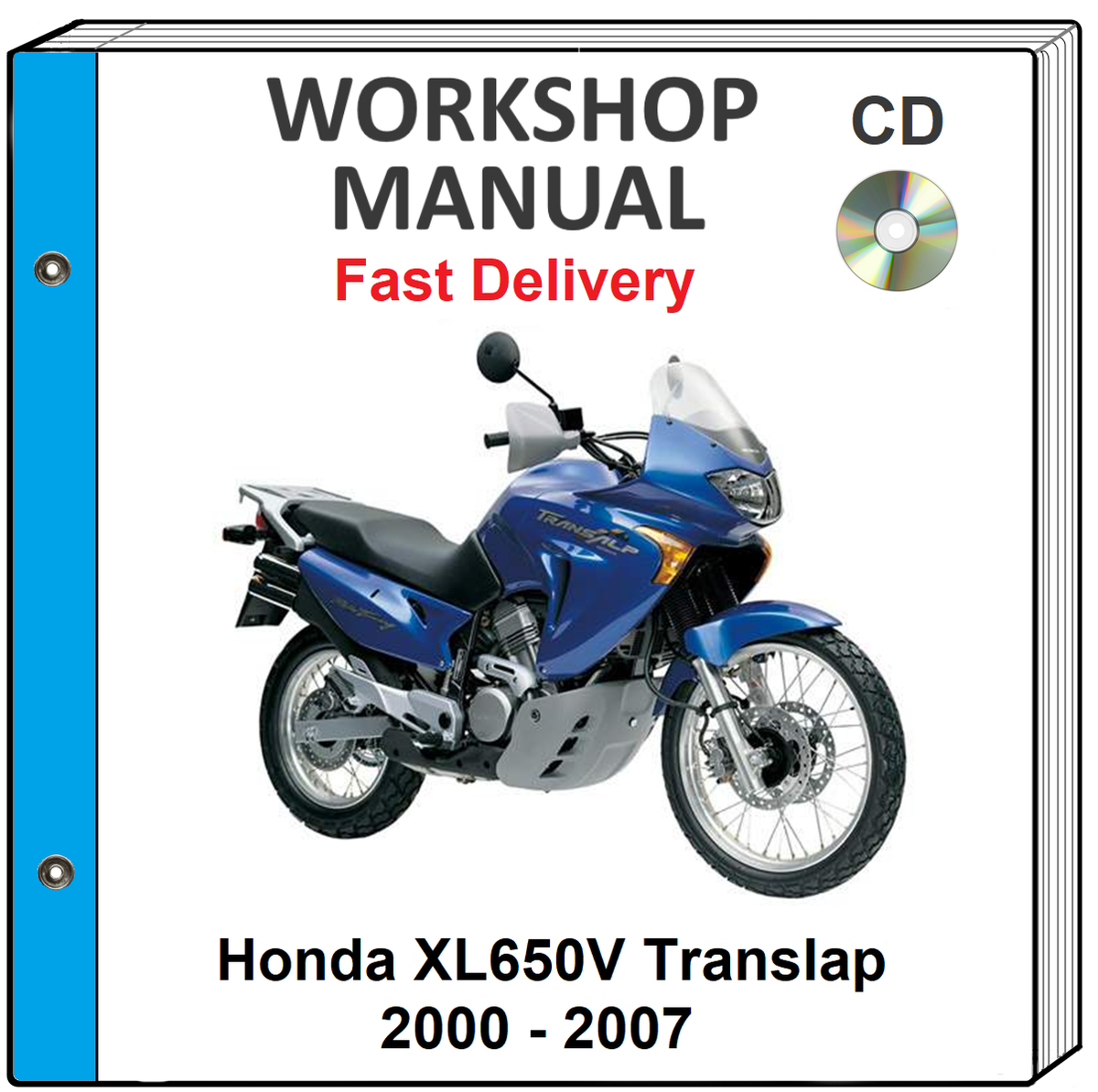 HONDA XL650V TRANSALP 650 2000 - 2007 SERVICE REPAIR SHOP MANUAL