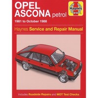 Opel Ascona Benzin 1981-10.1988 Reparaturhandbuch Haynes