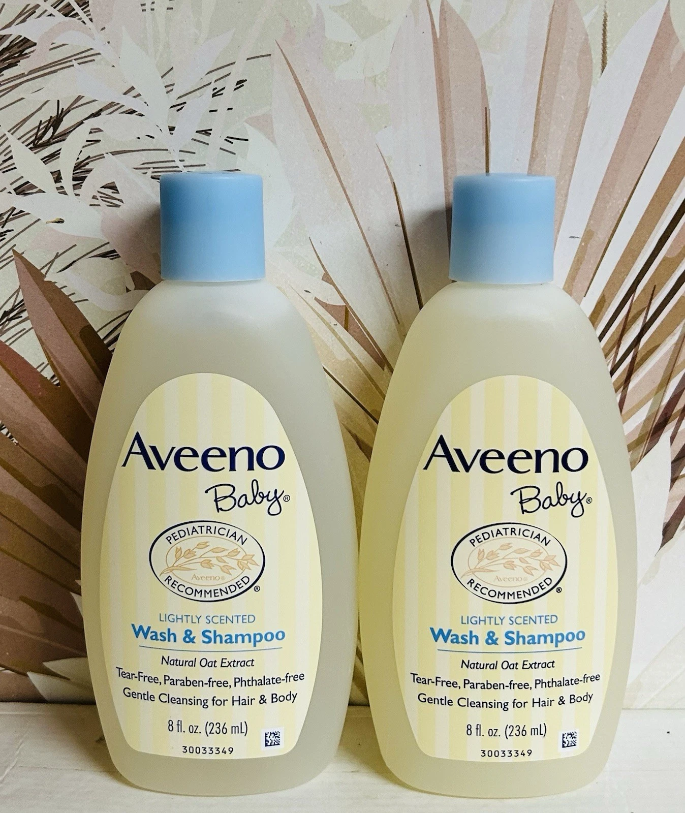 2-Pack Aveeno Baby ~ Lightly Scented Wash & Shampoo with Oat Extract 8 fl oz
Opens in a new window o