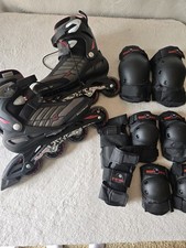 Rollerblade Zetrablade Women s Size 10 Skate SG5 Performance Bearings Black 80mm