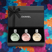 Chanel Chance 3-Piece Miniature Parfum Set Luxury Gift 5ml each bottle 