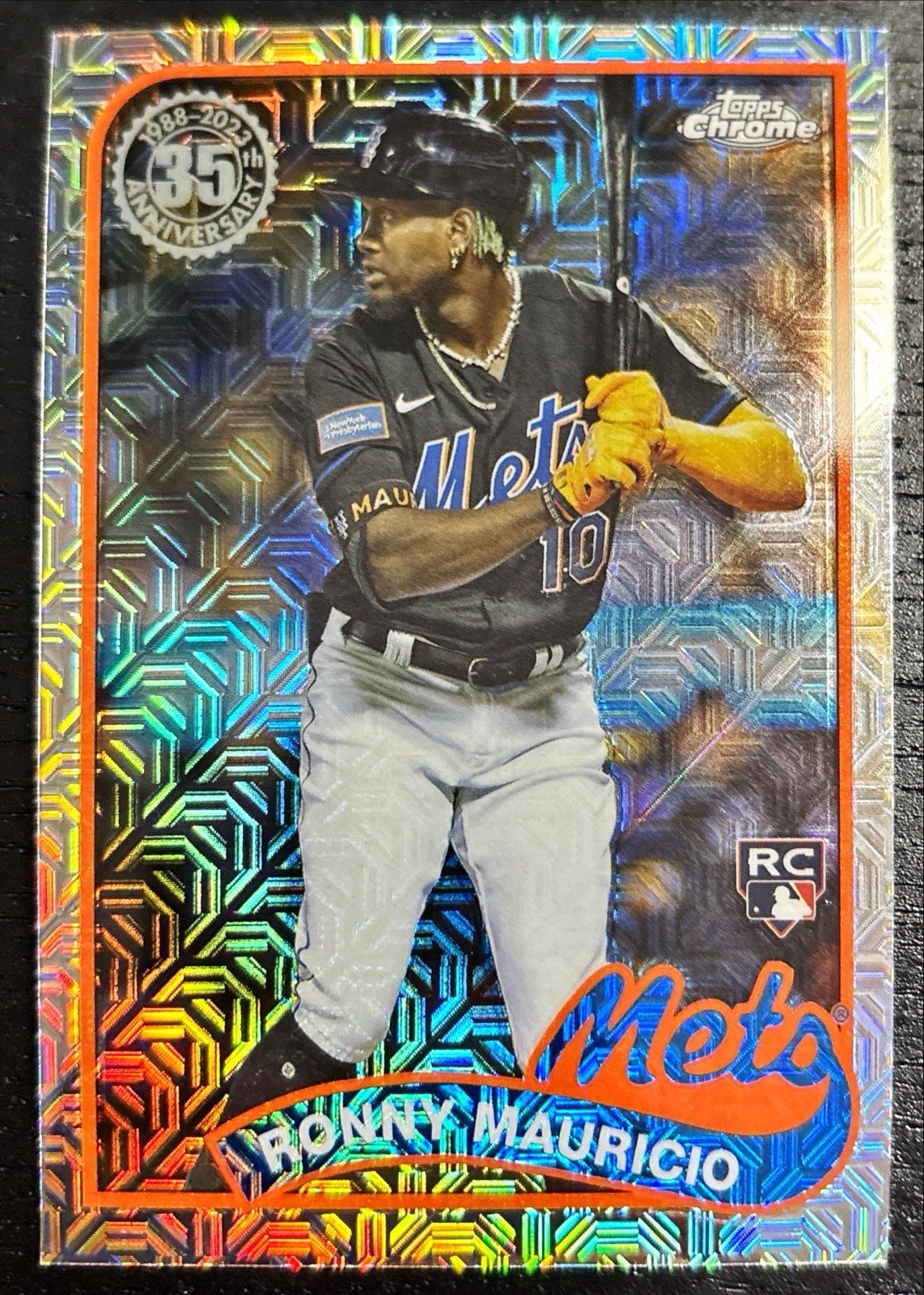2024 Topps '89 Topps Silver Pack Chrome #T89C-3 Ronny Mauricio RC New York Mets