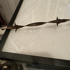 BRINKMANSHIP TWIST 1890s BARBED WIRE PIECE 21  Long
