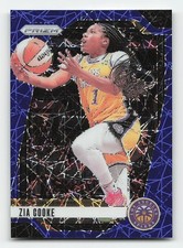2024 Panini Prizm WNBA #46 Zia Cooke Blue Velocity Prizms