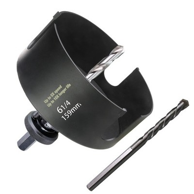 6-1/4 inch Dia Deep Carbide Tipped Hole Saw, 2.36  Cutting Depth for Multi