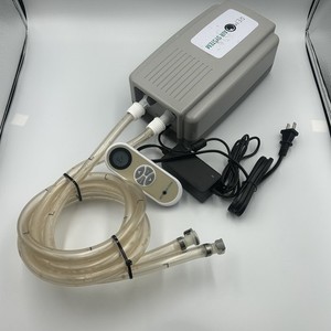 REM AIR - Wireless Dual Hose Air Bed Pump - AMAS-2618 With Remote [TESTED]